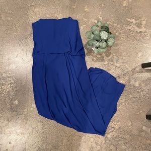 BCBG strapless evening gown